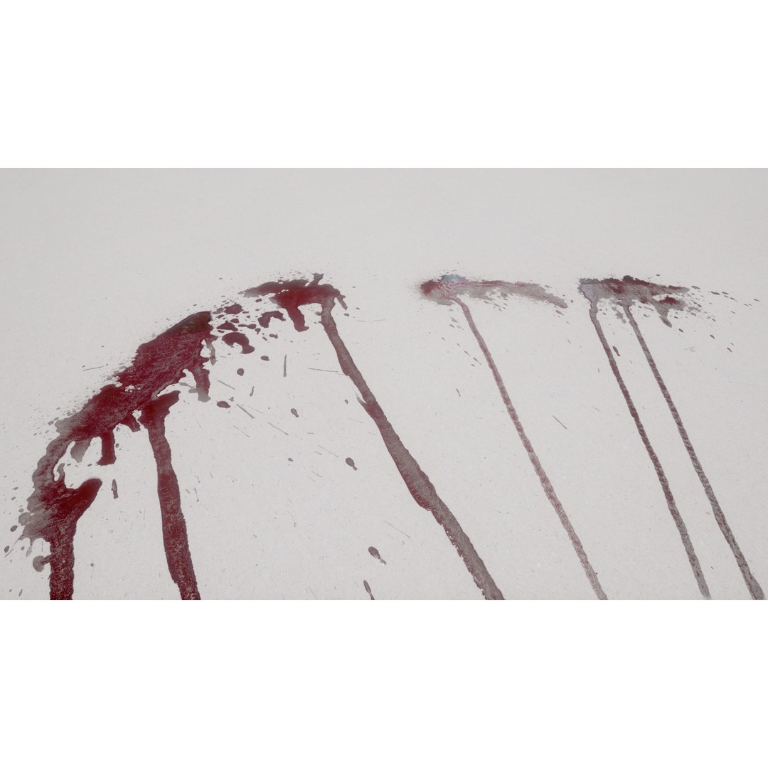 Blood Splashes Texture 3D Model – Horror Decal Collection, PBR - View 29
