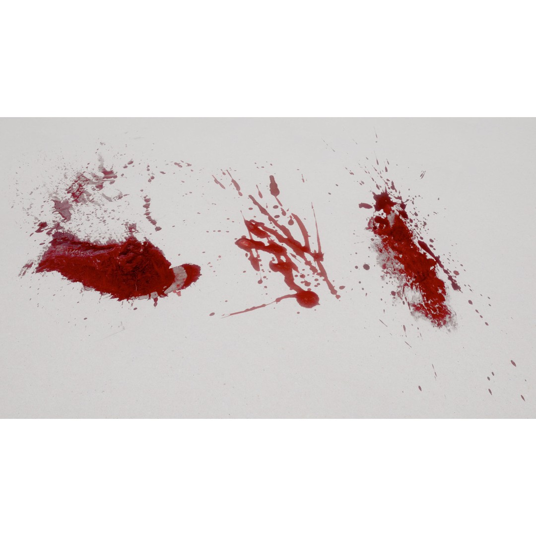 Blood Splashes Texture 3D Model – Horror Decal Collection, PBR - View 70