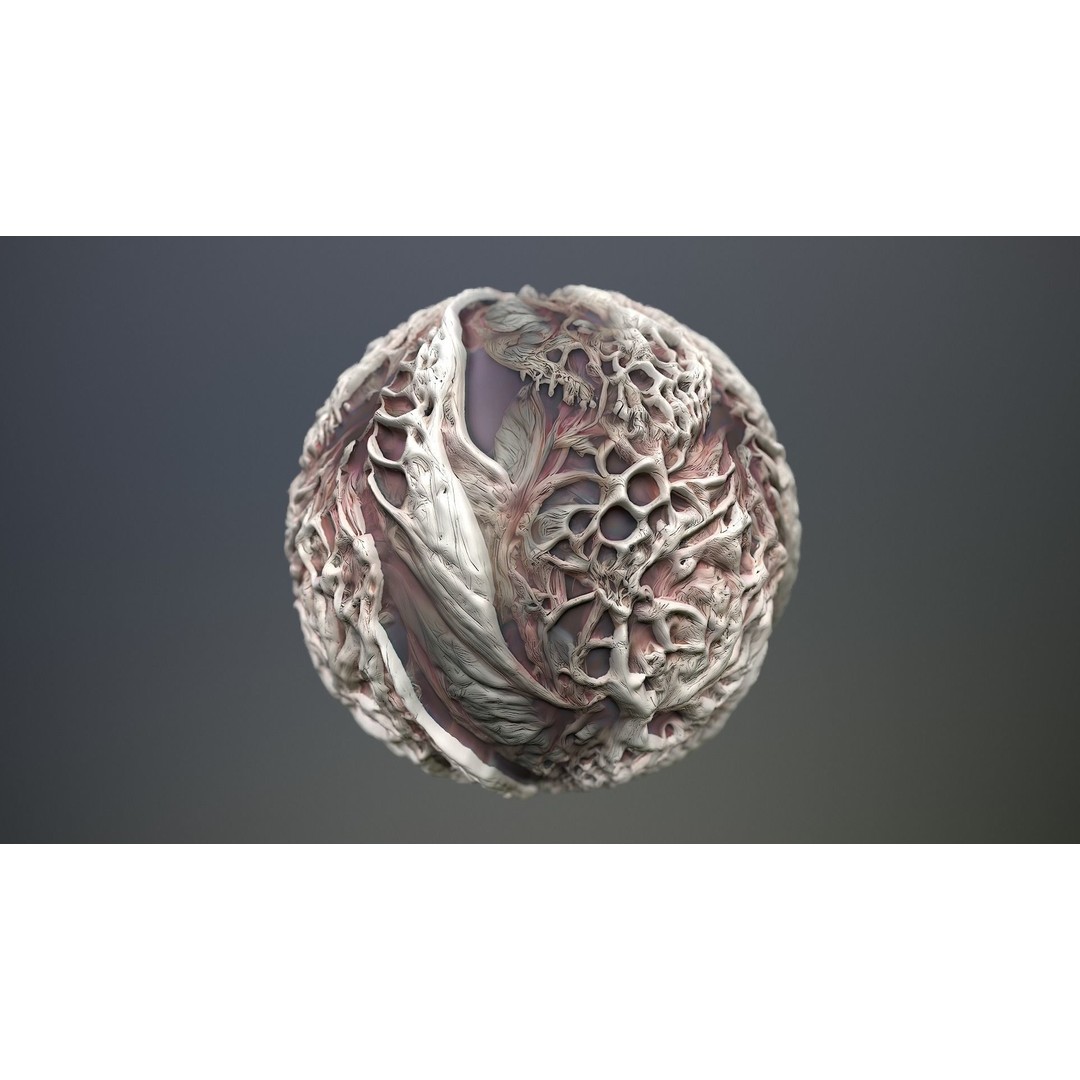 Monster Skin 3D Model – Seamless PBR Texture Pack for Games - View 12