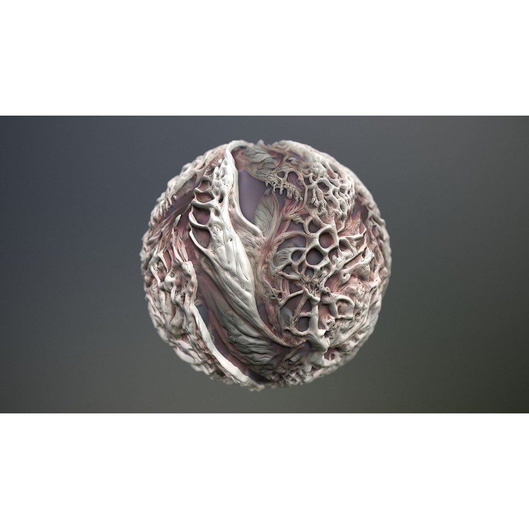 Monster Skin 3D Model – Seamless PBR Texture Pack for Games - View 14