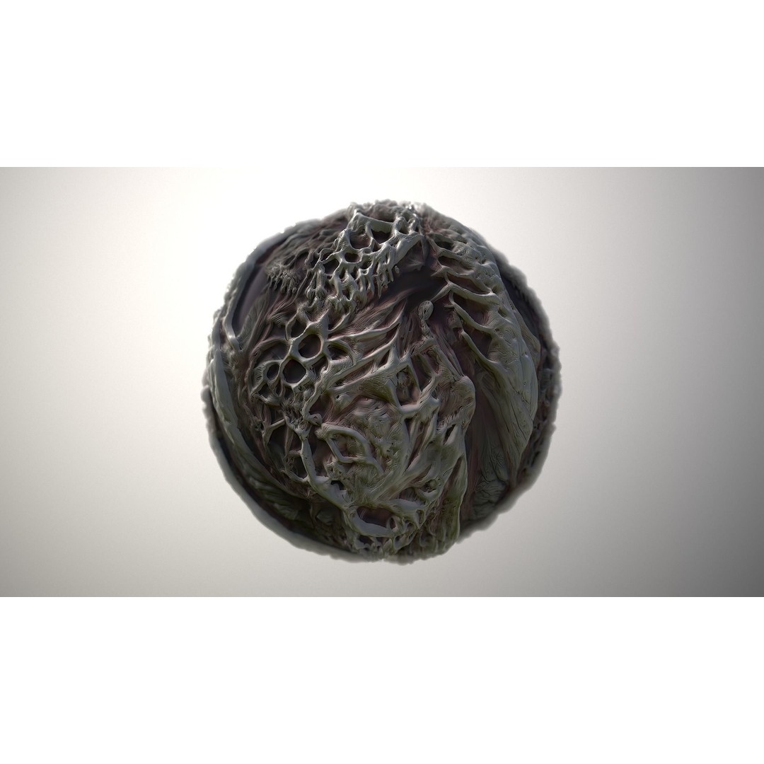 Monster Skin 3D Model – Seamless PBR Texture Pack for Games - View 4