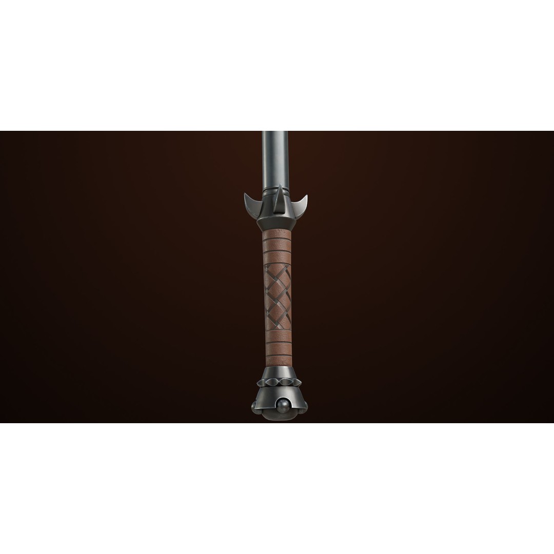 Battle Axe 3D Model – Low Poly PBR Weapon for Games, FBX - View 14