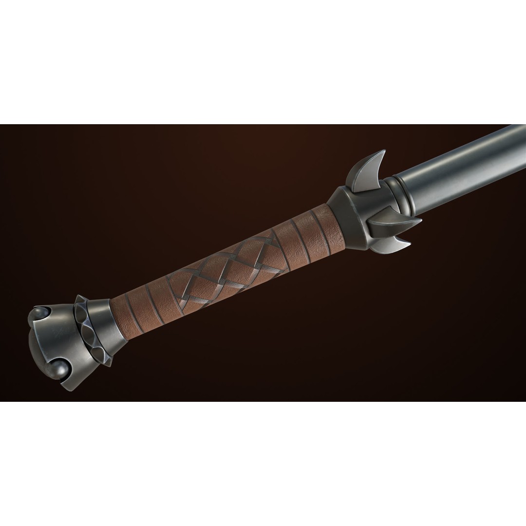Battle Axe 3D Model – Low Poly PBR Weapon for Games, FBX - View 17