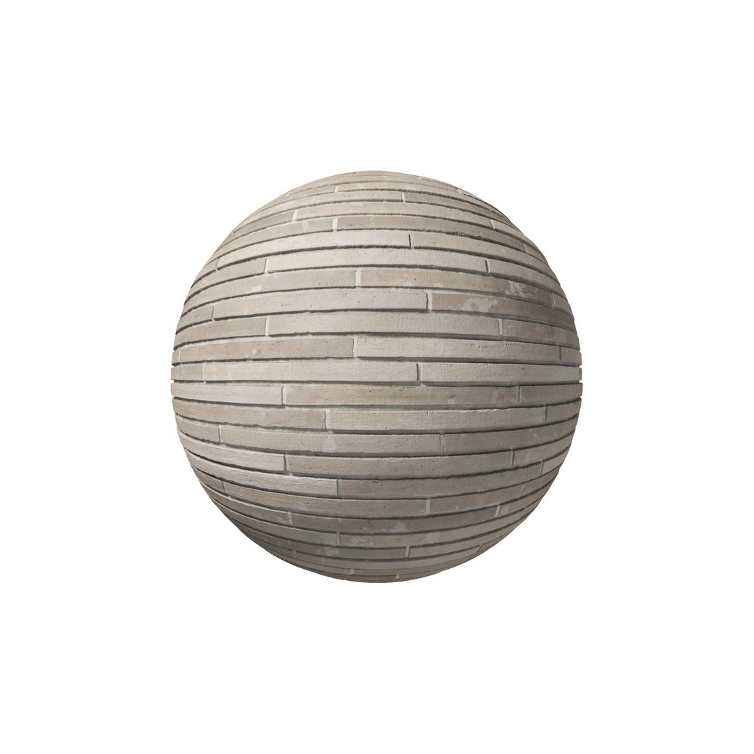 Roman Brick Wall Texture – High Resolution Seamless Material, PBR - View 4