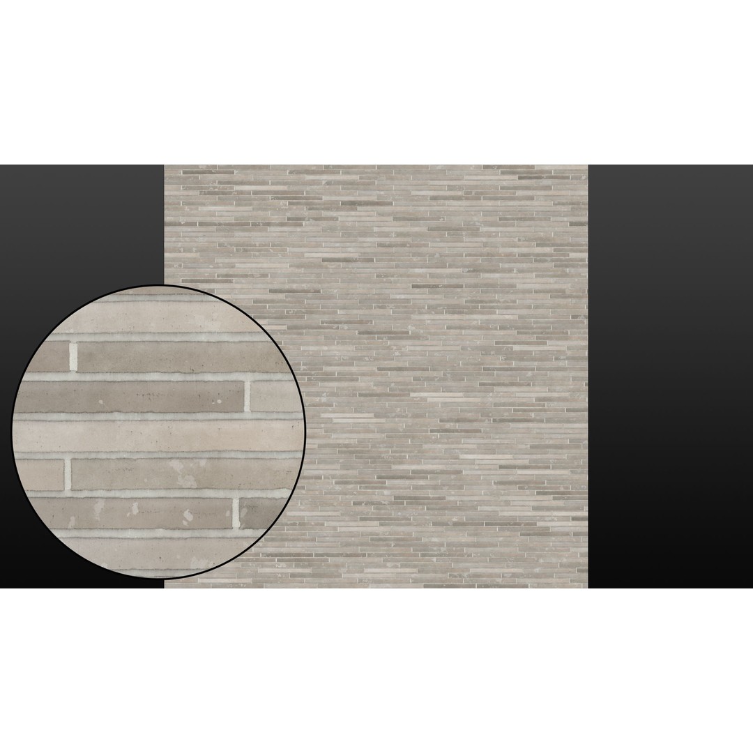 Roman Brick Wall Texture – High Resolution Seamless Material, PBR - View 7