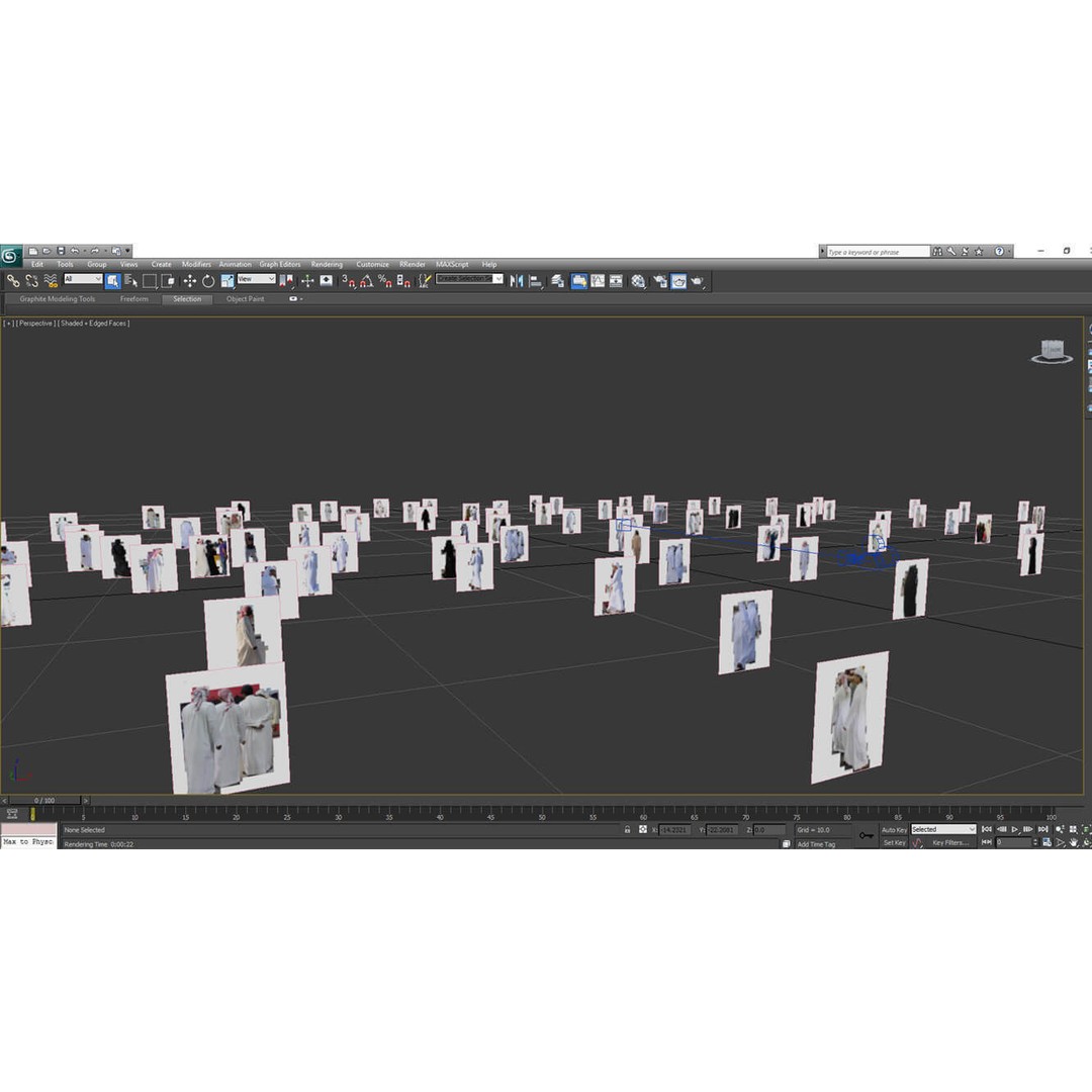 Arab People Cutout Collection 3D Model – Full HD Textures, PSD & PNG - View 10