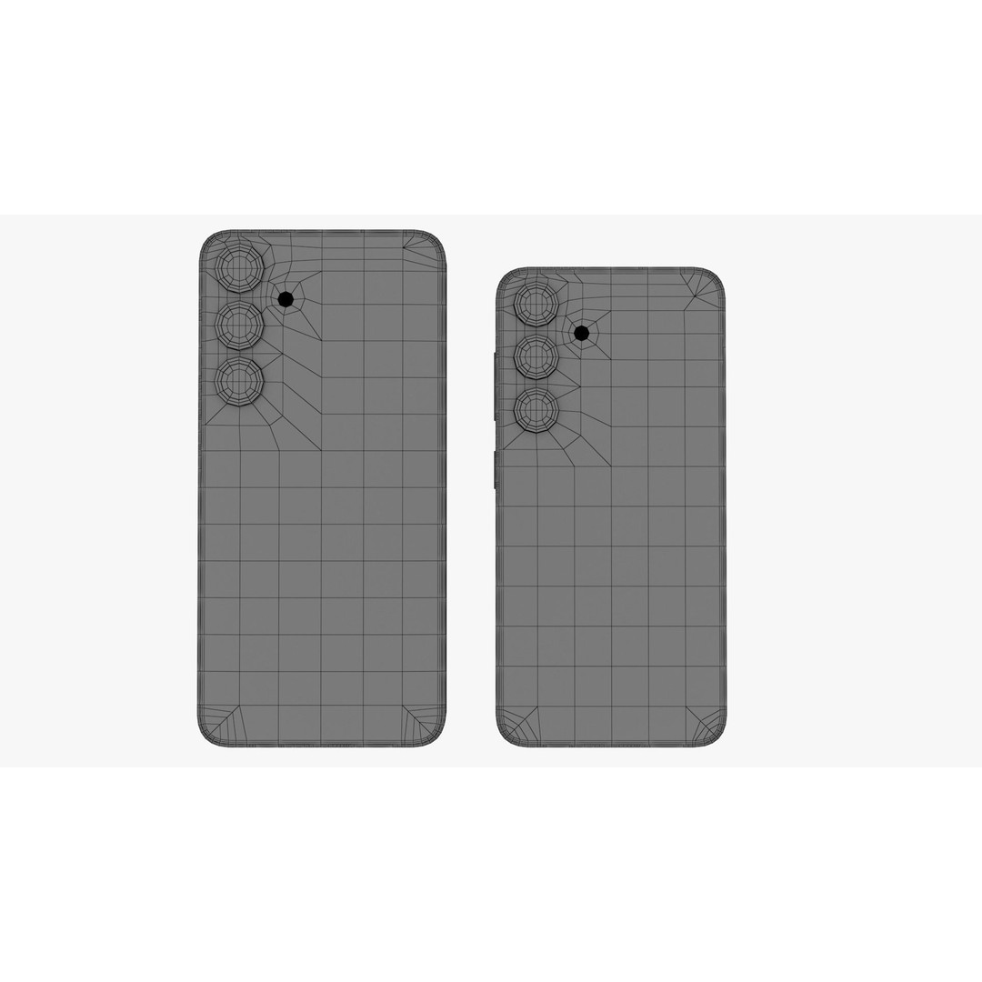 Samsung Galaxy S24 3D Model – Low Poly Game Asset, FBX & OBJ - View 10