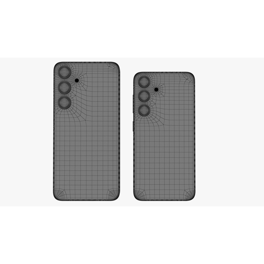 Samsung Galaxy S24 3D Model – Low Poly Game Asset, FBX & OBJ - View 11