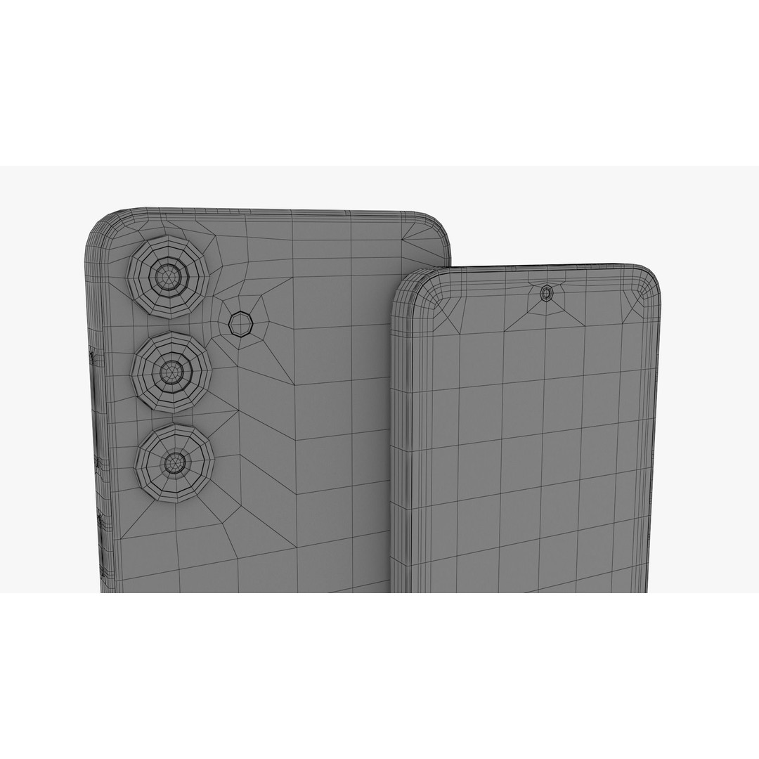 Samsung Galaxy S24 3D Model – Low Poly Game Asset, FBX & OBJ - View 14