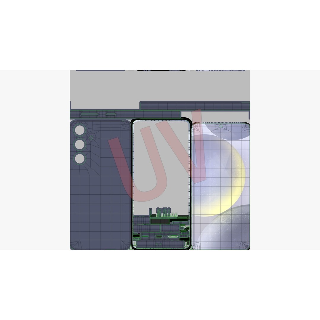 Samsung Galaxy S24 3D Model – Low Poly Game Asset, FBX & OBJ - View 20