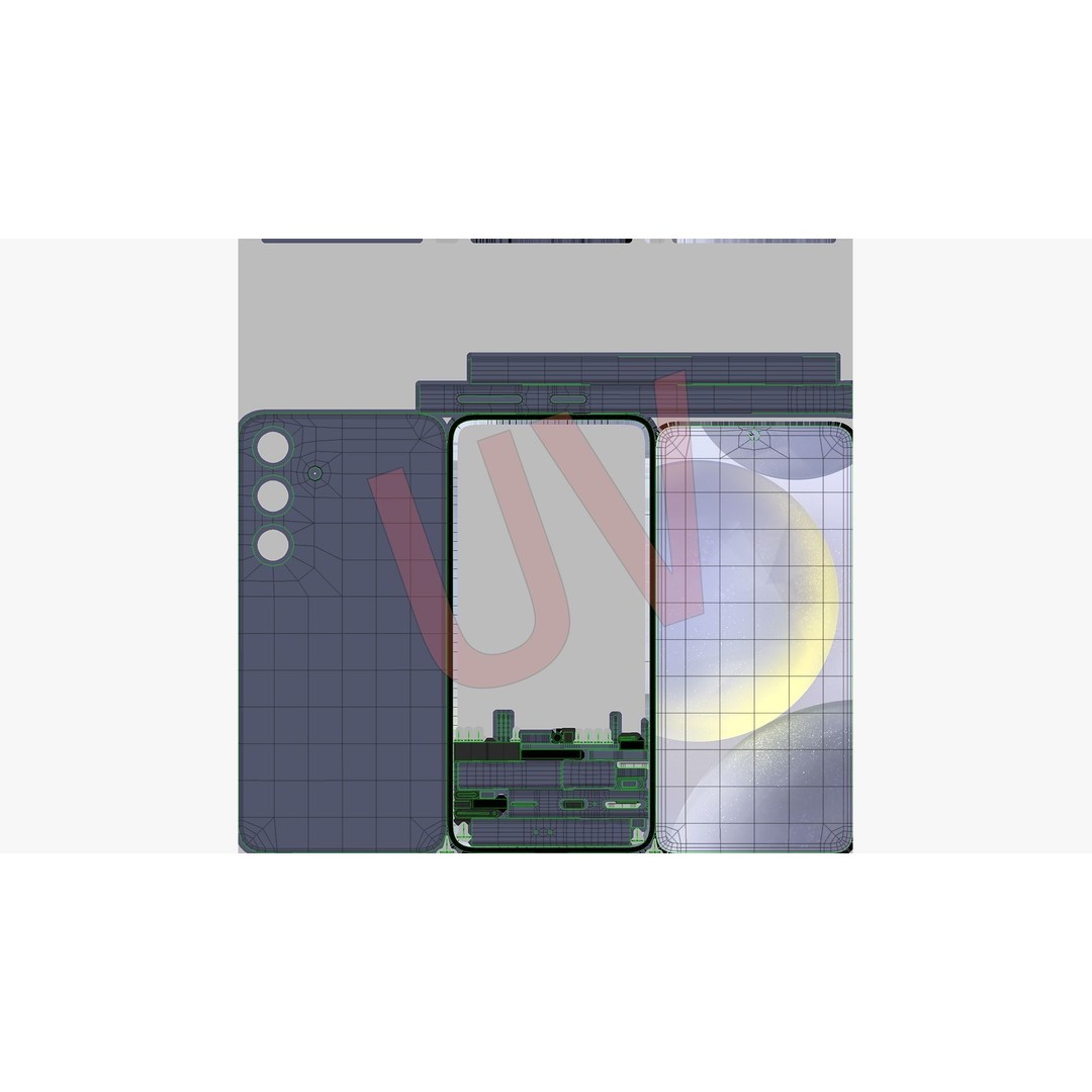 Samsung Galaxy S24 3D Model – Low Poly Game Asset, FBX & OBJ - View 21