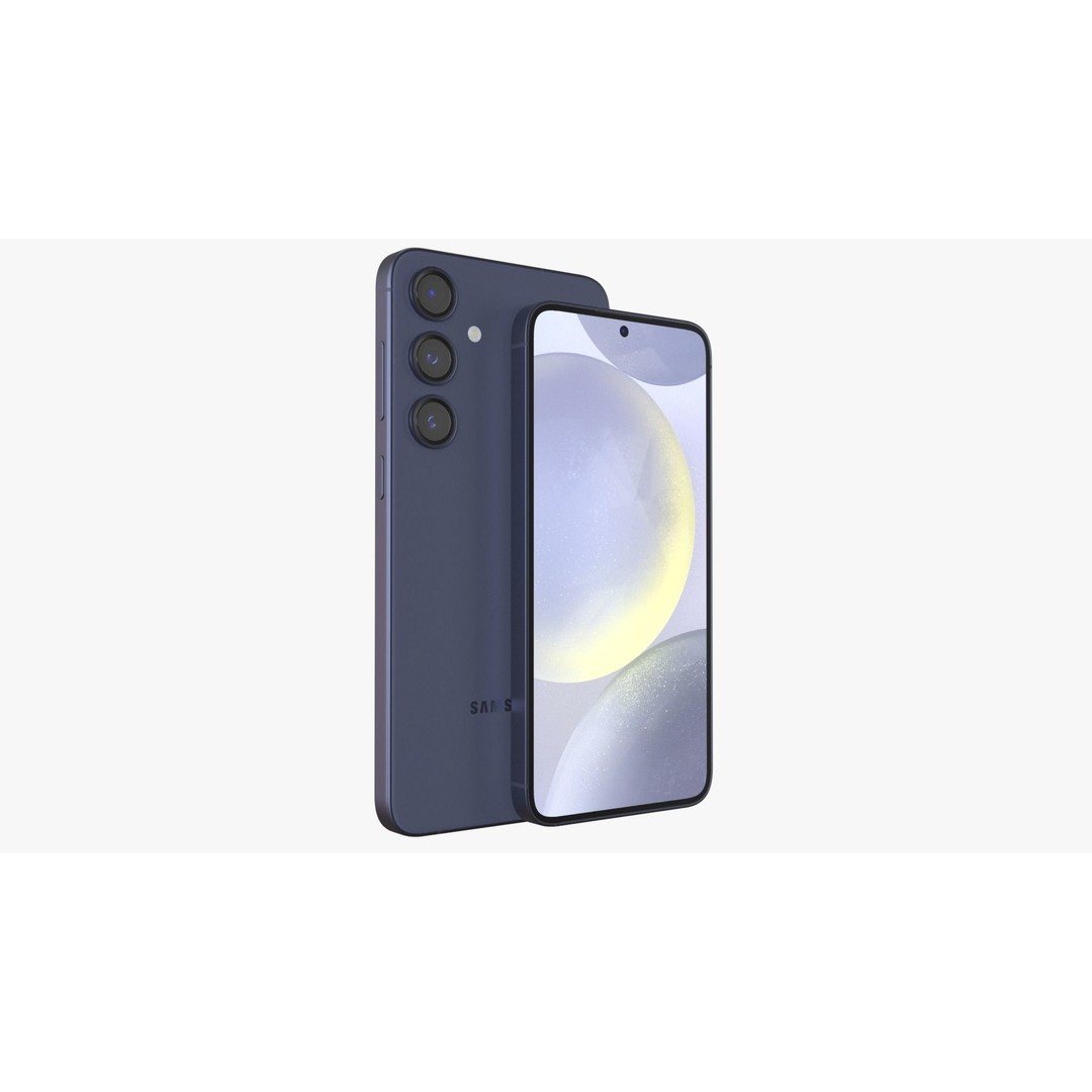 Samsung Galaxy S24 3D Model – Low Poly Game Asset, FBX & OBJ - View 3