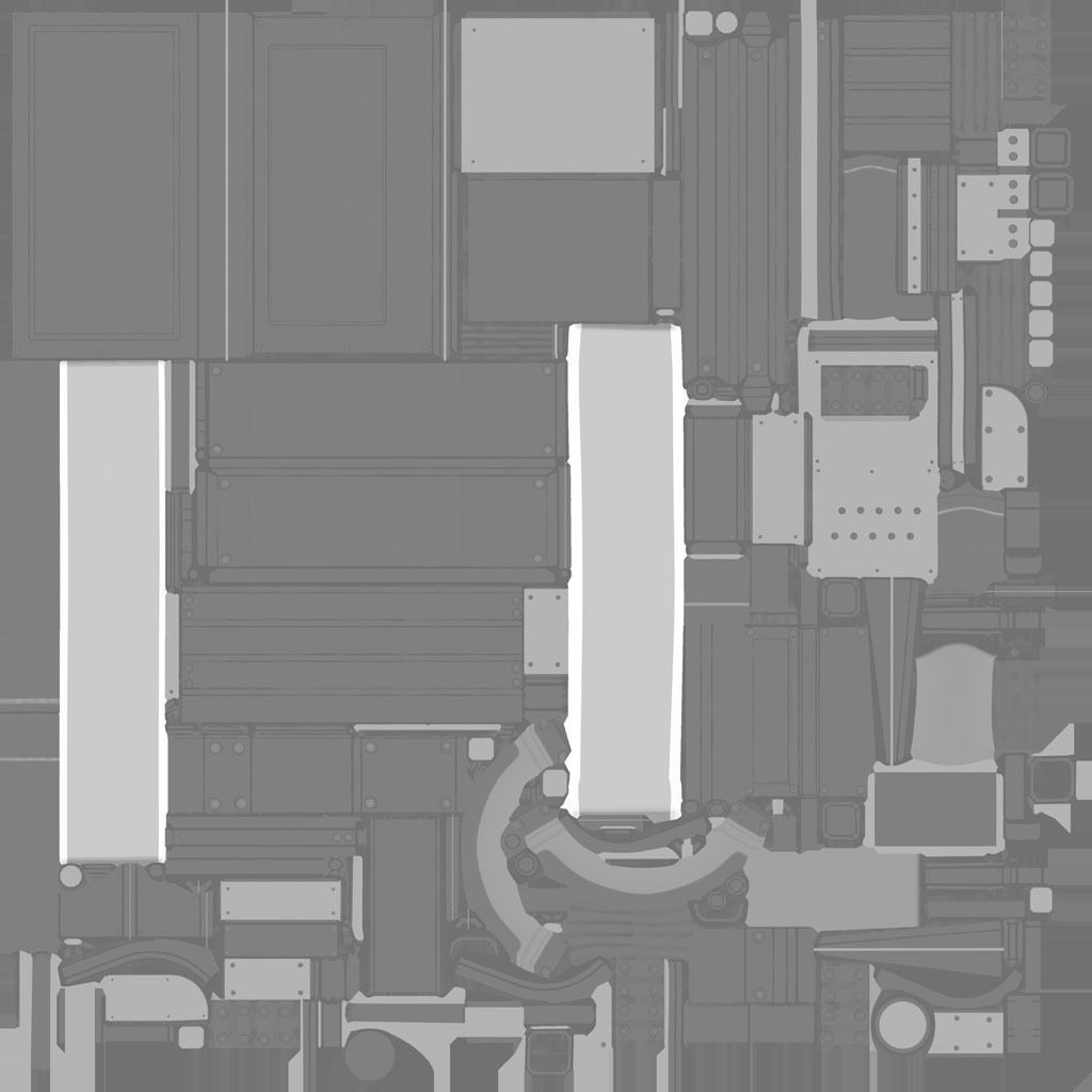 Futuristic Stairs 3D Model – Low Poly Rusty Texture, FBX & OBJ