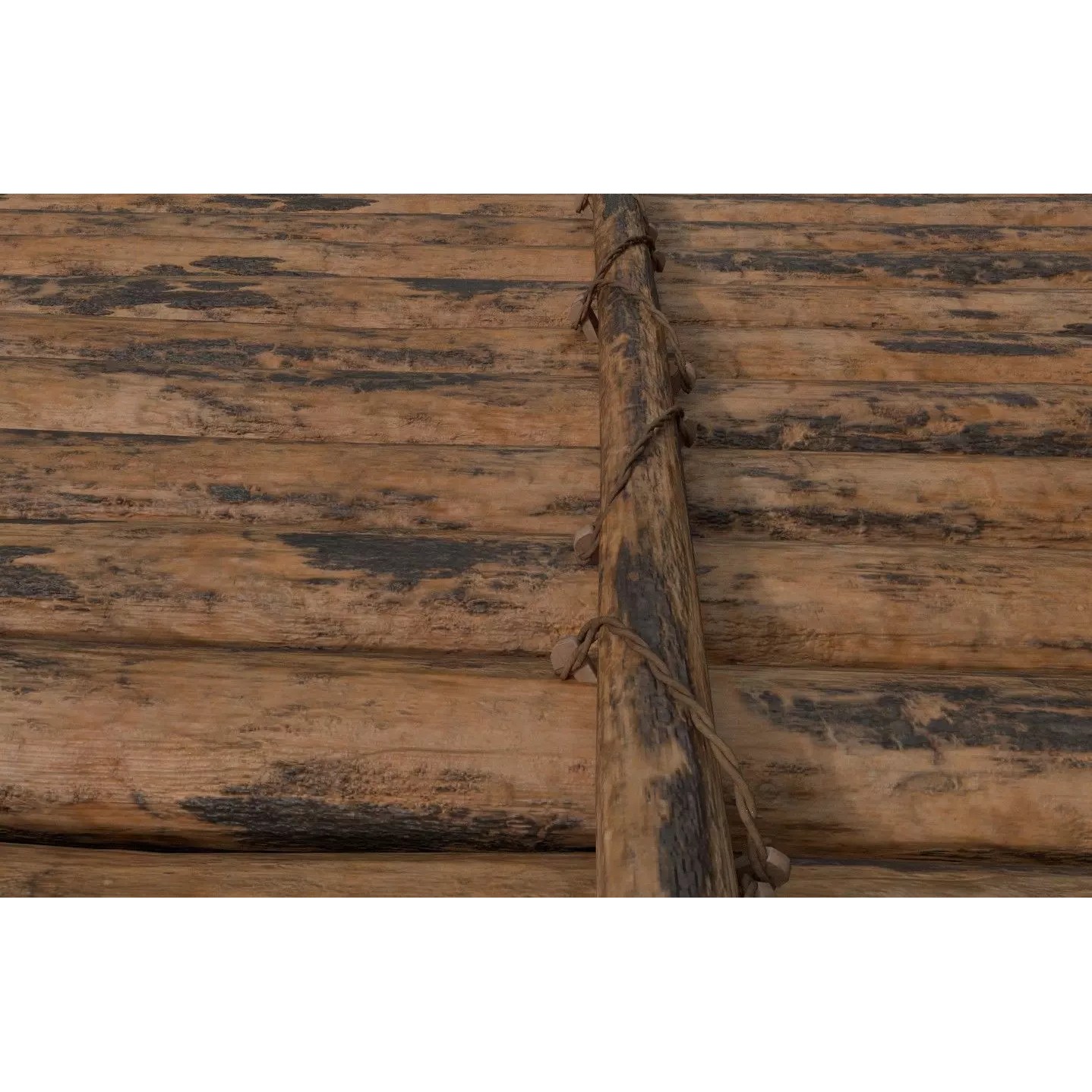 European River Raft - Low-Poly Game-Ready 3D Model - View 10