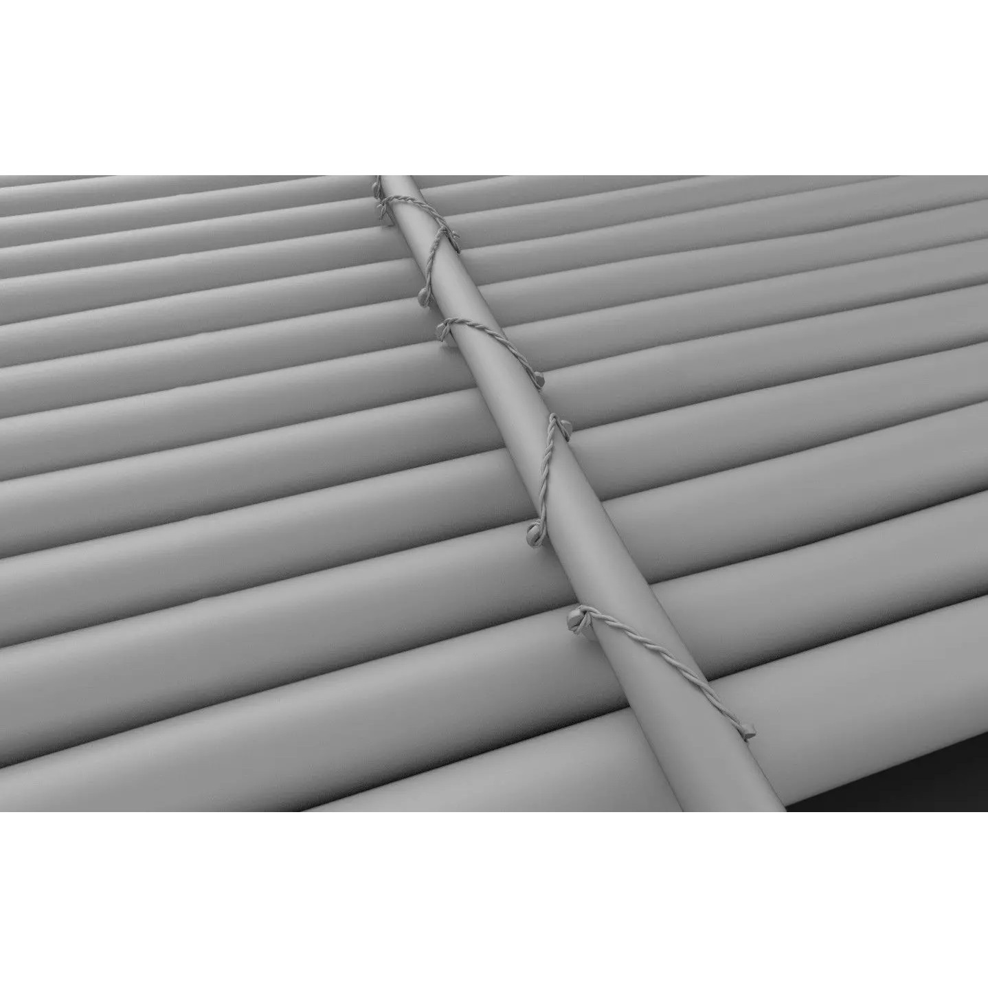 European River Raft - Low-Poly Game-Ready 3D Model - View 30