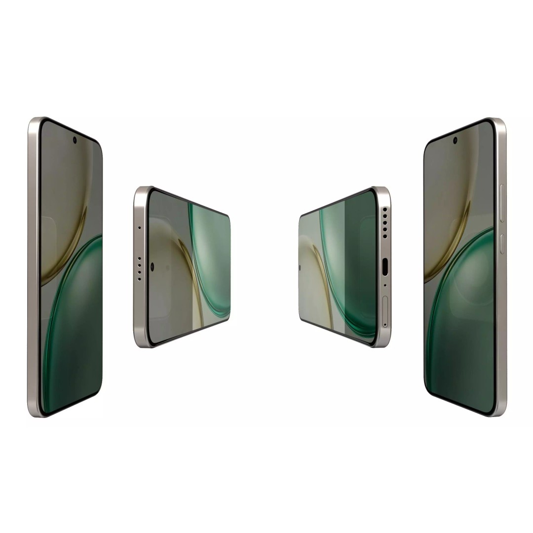 HONOR X9d Gold 3D Model – High Poly Phone Asset, 3DS Max - View 3