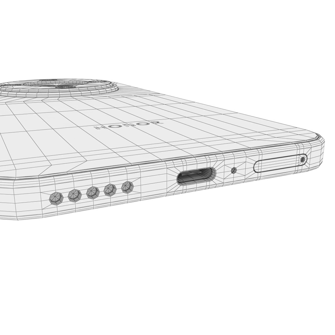HONOR X9d Gold 3D Model – High Poly Phone Asset, 3DS Max - View 32