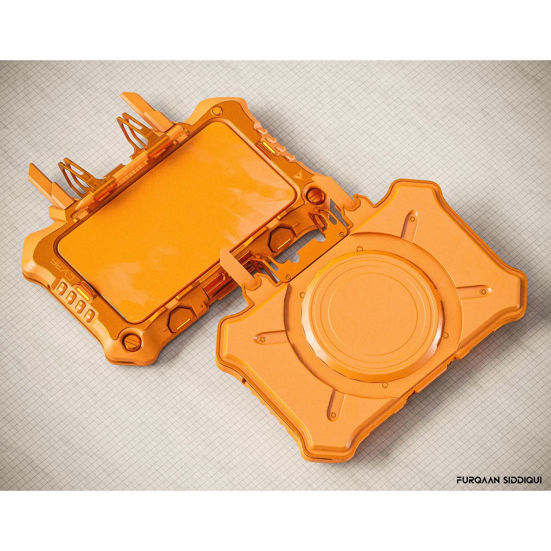 Sci-fi Controller 3D Model – Low Poly PBR Game Asset, FBX - View 6