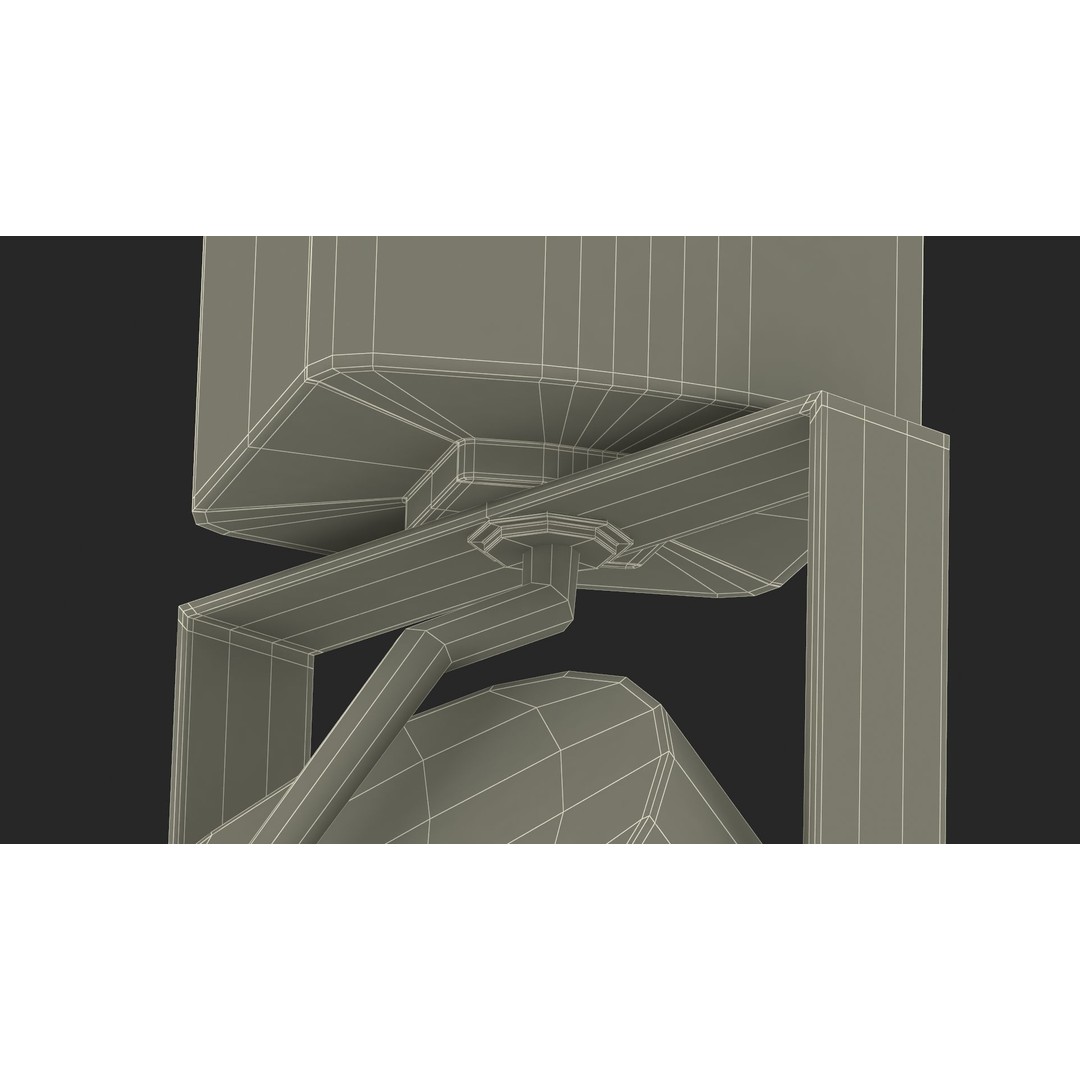 LED Track Light Head Cylinder 3D Model – PBR Textured, Game-Ready Formats - View 24