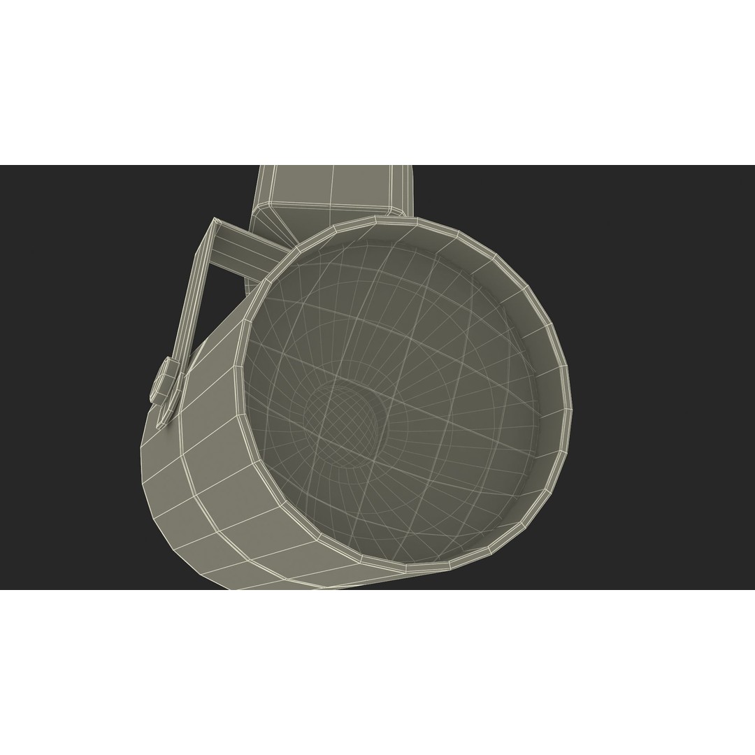 LED Track Light Head Cylinder 3D Model – PBR Textured, Game-Ready Formats - View 25