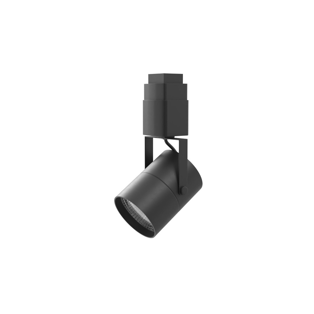 LED Track Light Head Cylinder 3D Model – PBR Textured, Game-Ready Formats - View 6