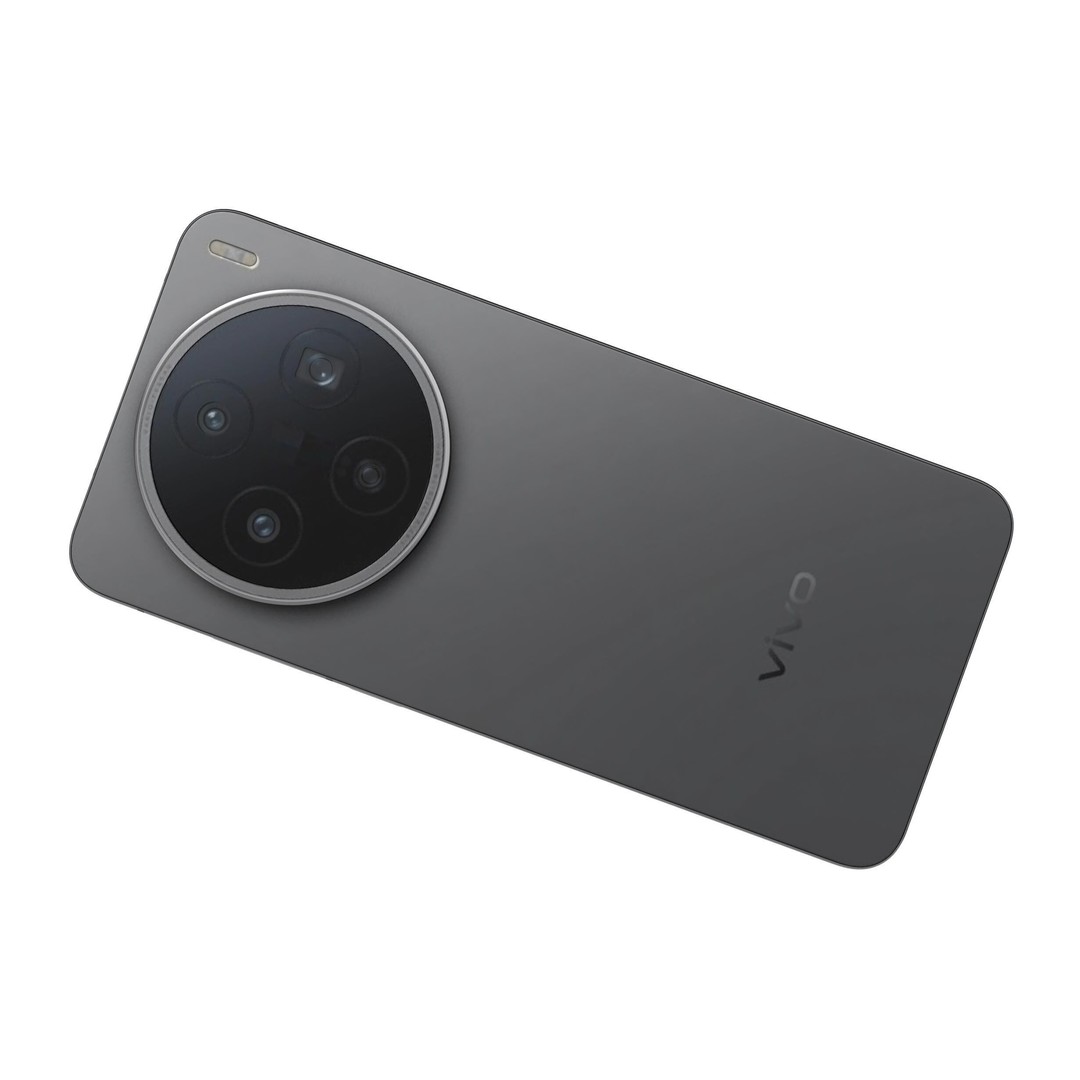 Vivo X200s 3D Model – Simple Black High Poly Mesh, FBX, OBJ - View 13
