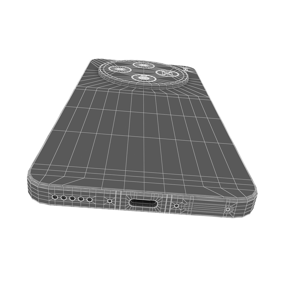 Vivo X200s 3D Model – Simple Black High Poly Mesh, FBX, OBJ - View 21