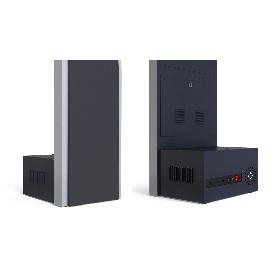 Electronic Queue Device 3D Model – PBR Textured Display Asset, FBX - View 13