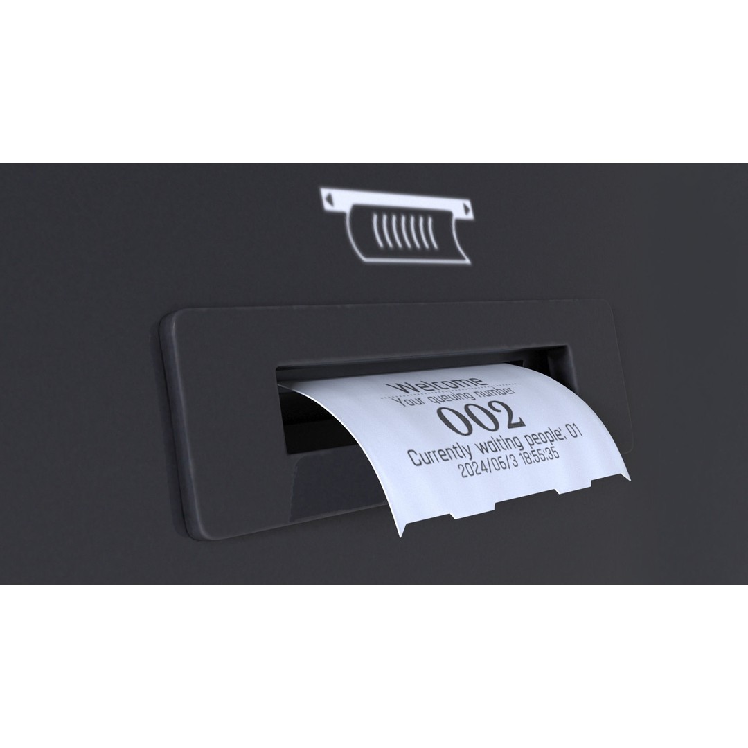 Electronic Queue Device 3D Model – PBR Textured Display Asset, FBX - View 14