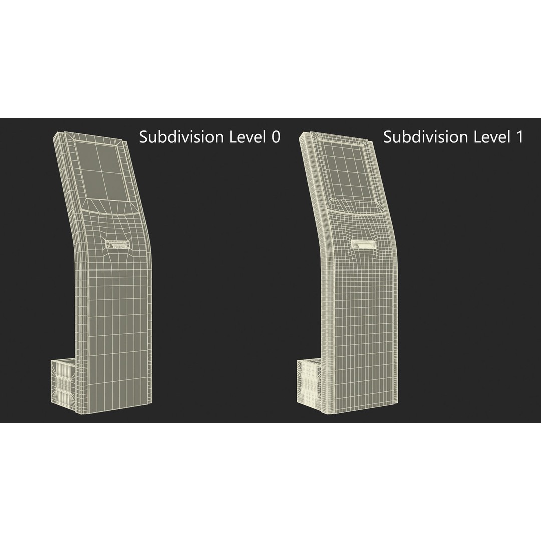 Electronic Queue Device 3D Model – PBR Textured Display Asset, FBX - View 17