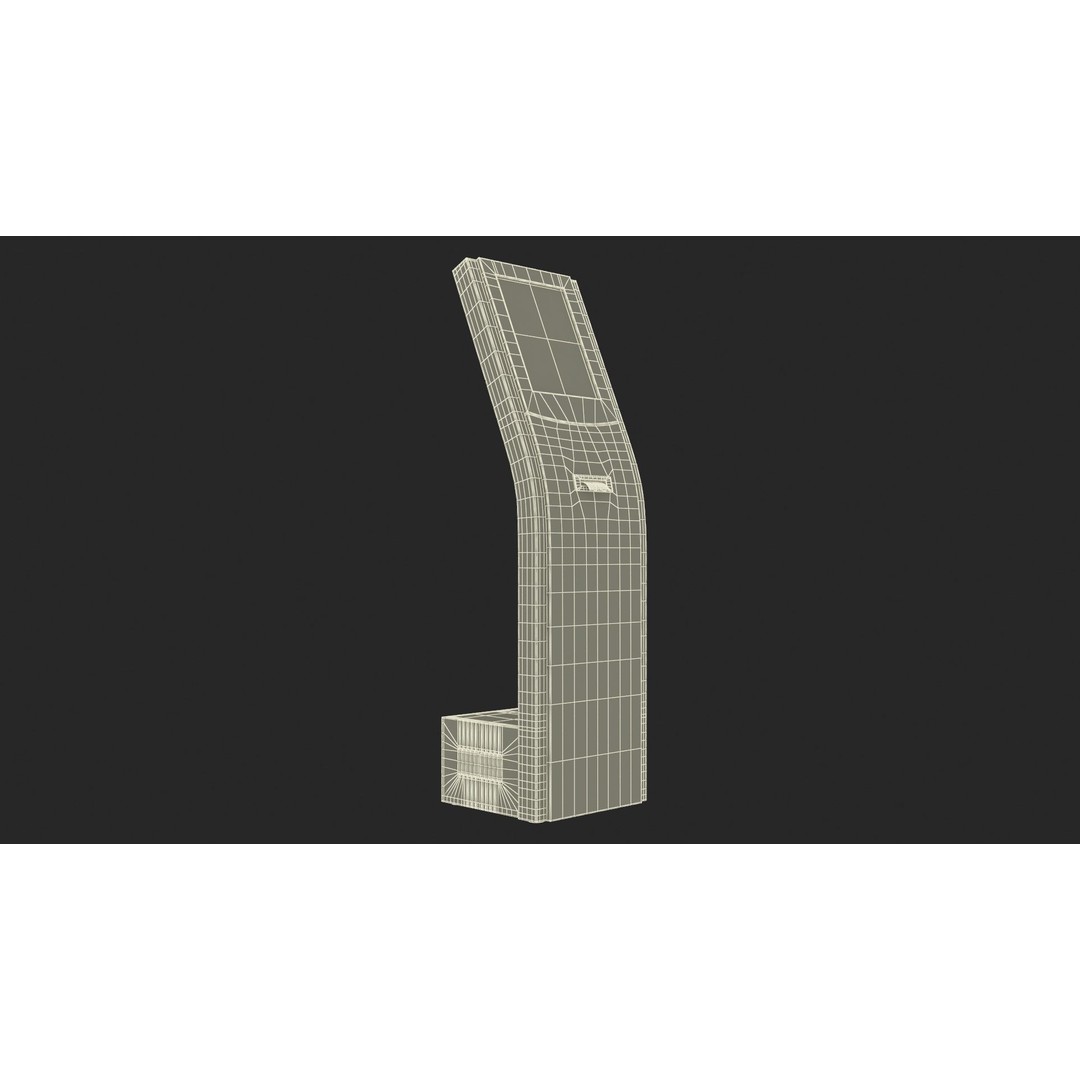 Electronic Queue Device 3D Model – PBR Textured Display Asset, FBX - View 25