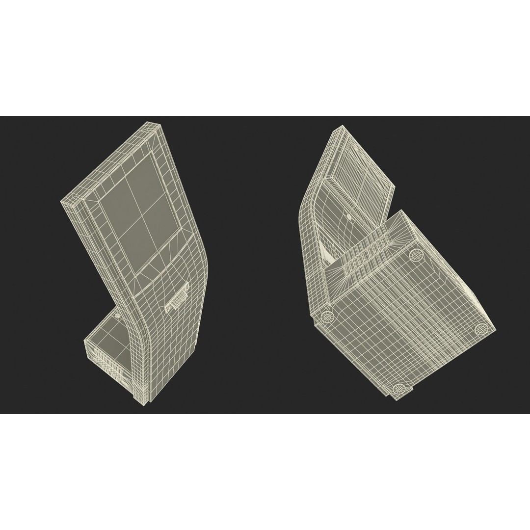 Electronic Queue Device 3D Model – PBR Textured Display Asset, FBX - View 26
