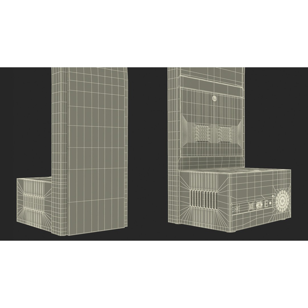 Electronic Queue Device 3D Model – PBR Textured Display Asset, FBX - View 29