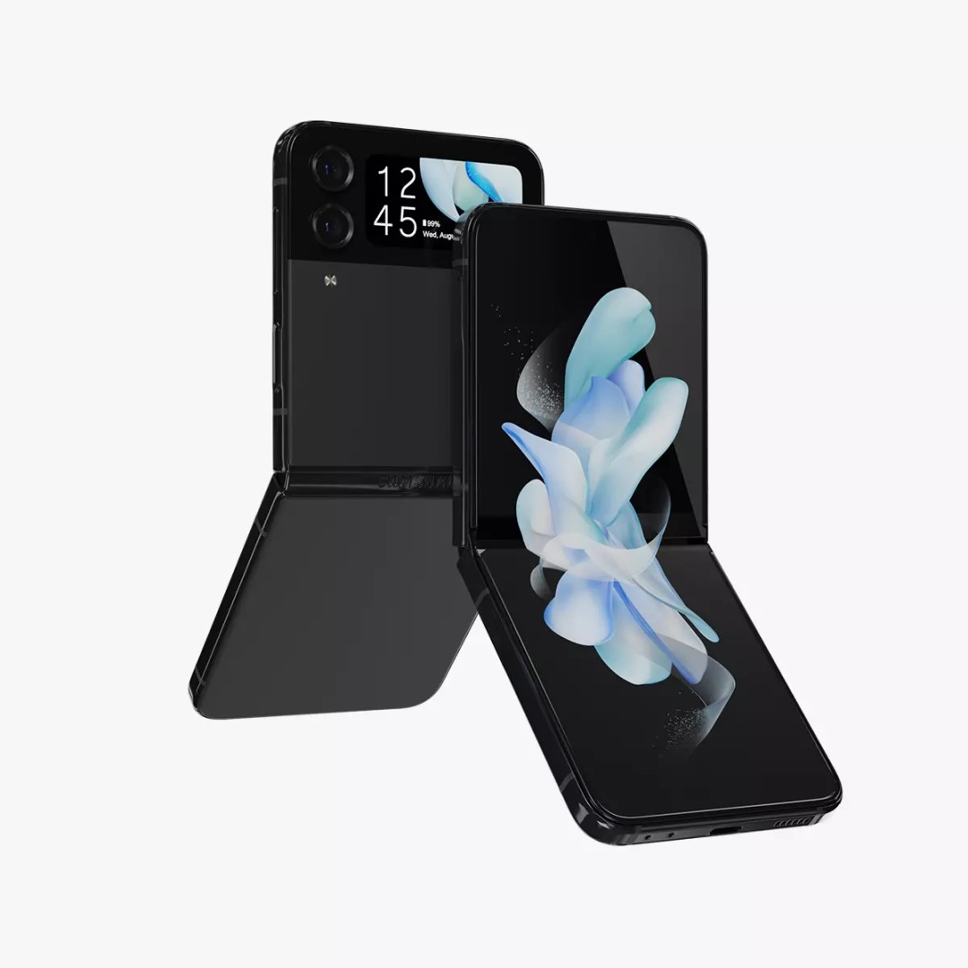 Samsung Galaxy Z Flip 4 3D Model – Rigged Low-Poly PBR Asset, Blender, FBX - View 2