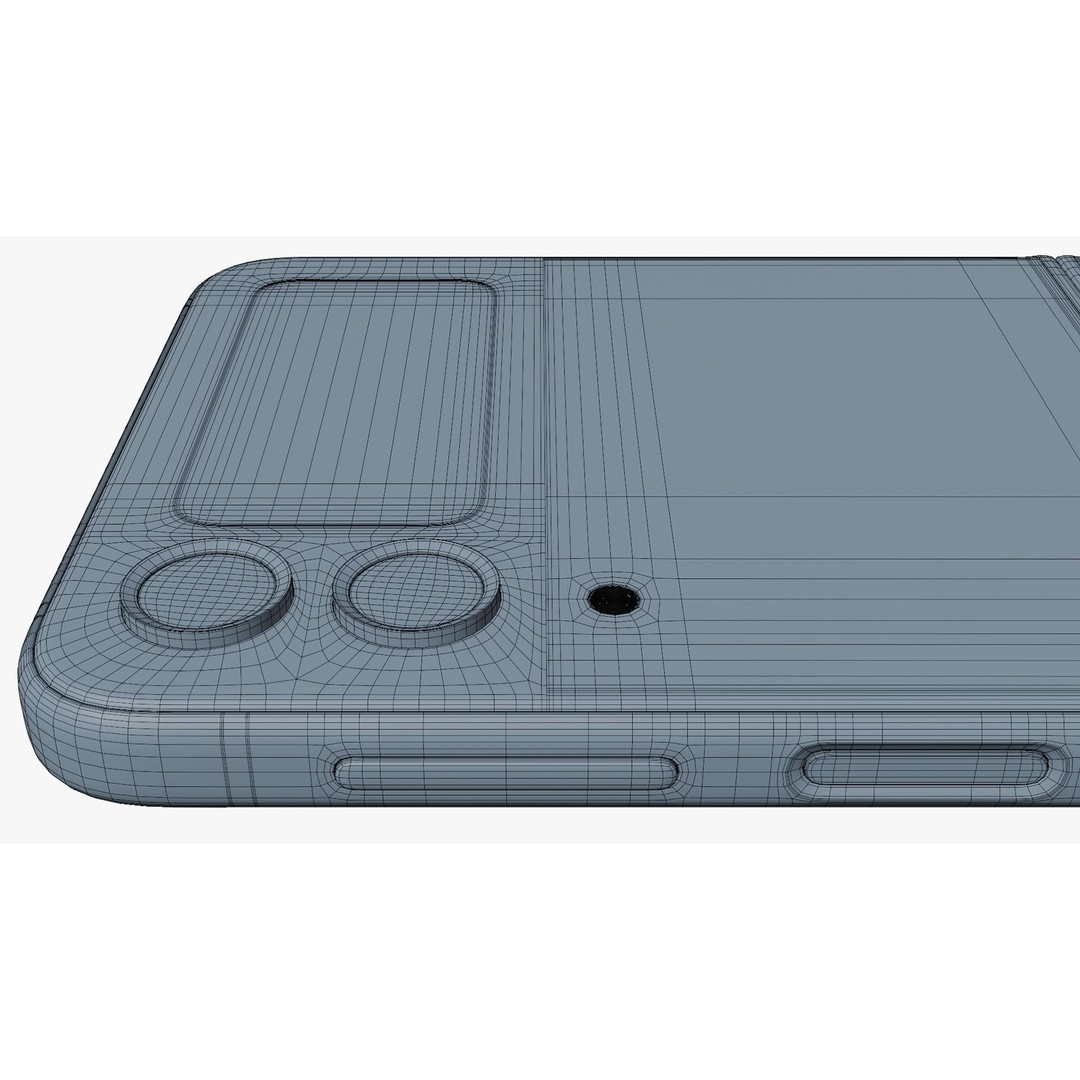 Samsung Galaxy Z Flip 4 3D Model – Rigged Low-Poly PBR Asset, Blender, FBX - View 21