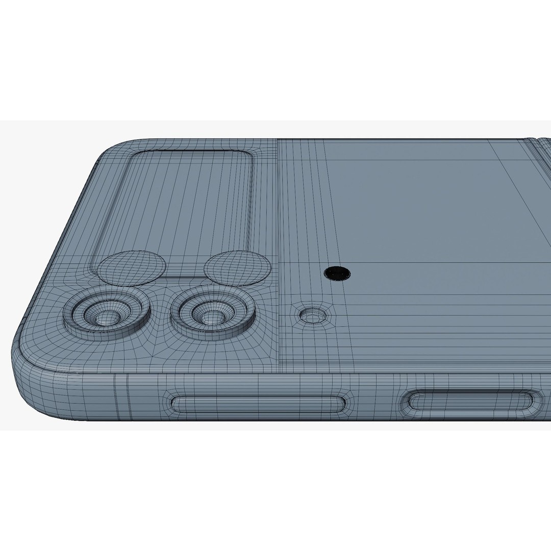 Samsung Galaxy Z Flip 4 3D Model – Rigged Low-Poly PBR Asset, Blender, FBX - View 22