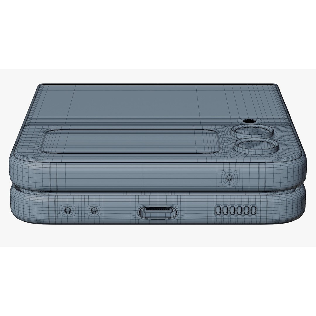 Samsung Galaxy Z Flip 4 3D Model – Rigged Low-Poly PBR Asset, Blender, FBX - View 23