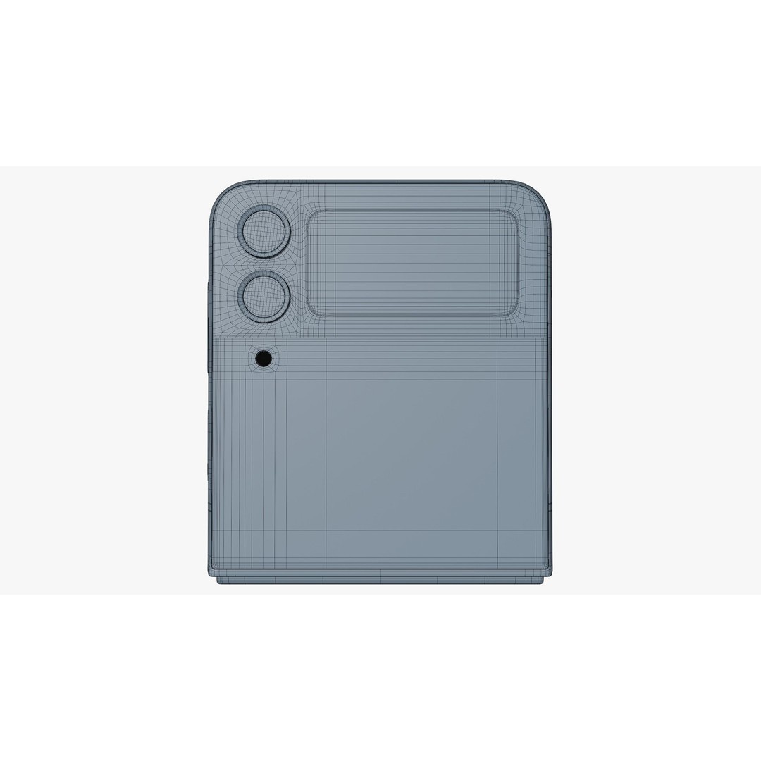 Samsung Galaxy Z Flip 4 3D Model – Rigged Low-Poly PBR Asset, Blender, FBX - View 25