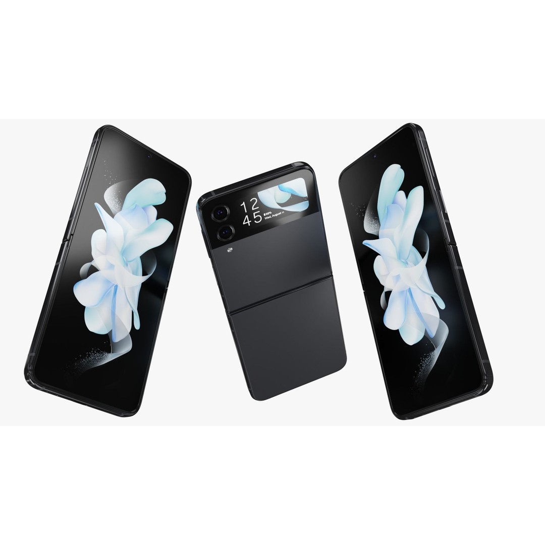 Samsung Galaxy Z Flip 4 3D Model – Rigged Low-Poly PBR Asset, Blender, FBX - View 6