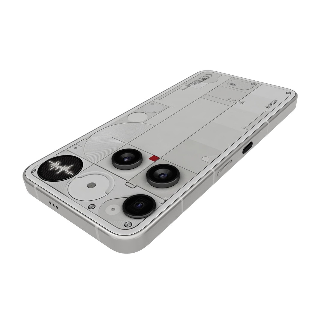 Nothing Phone 3 3D Model – Low Poly Game Asset, FBX & OBJ Formats - View 16