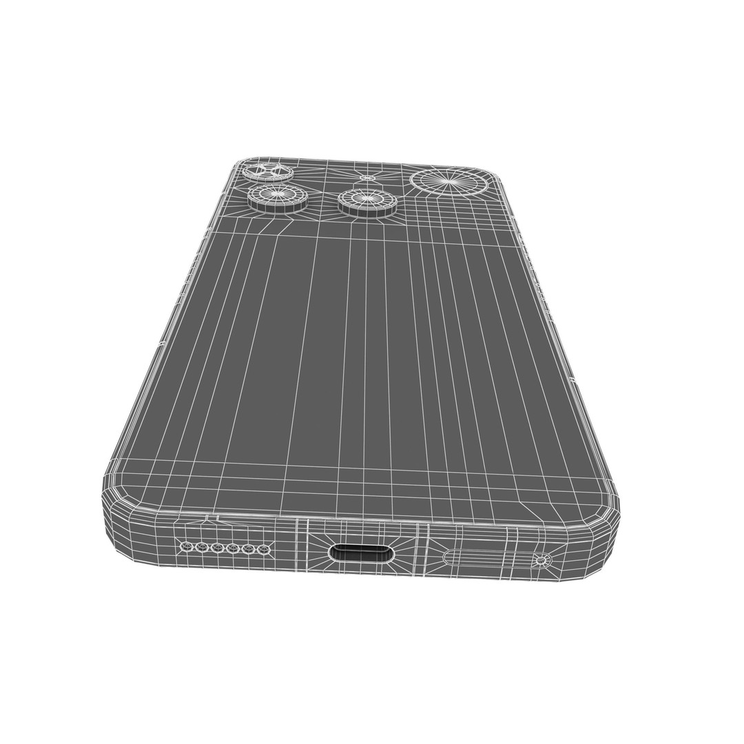 Nothing Phone 3 3D Model – Low Poly Game Asset, FBX & OBJ Formats - View 19