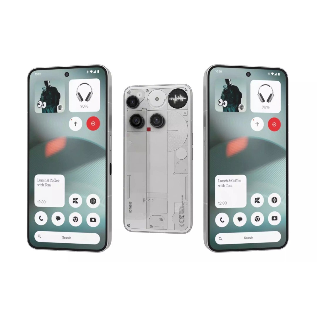 Nothing Phone 3 3D Model – Low Poly Game Asset, FBX & OBJ Formats - View 2