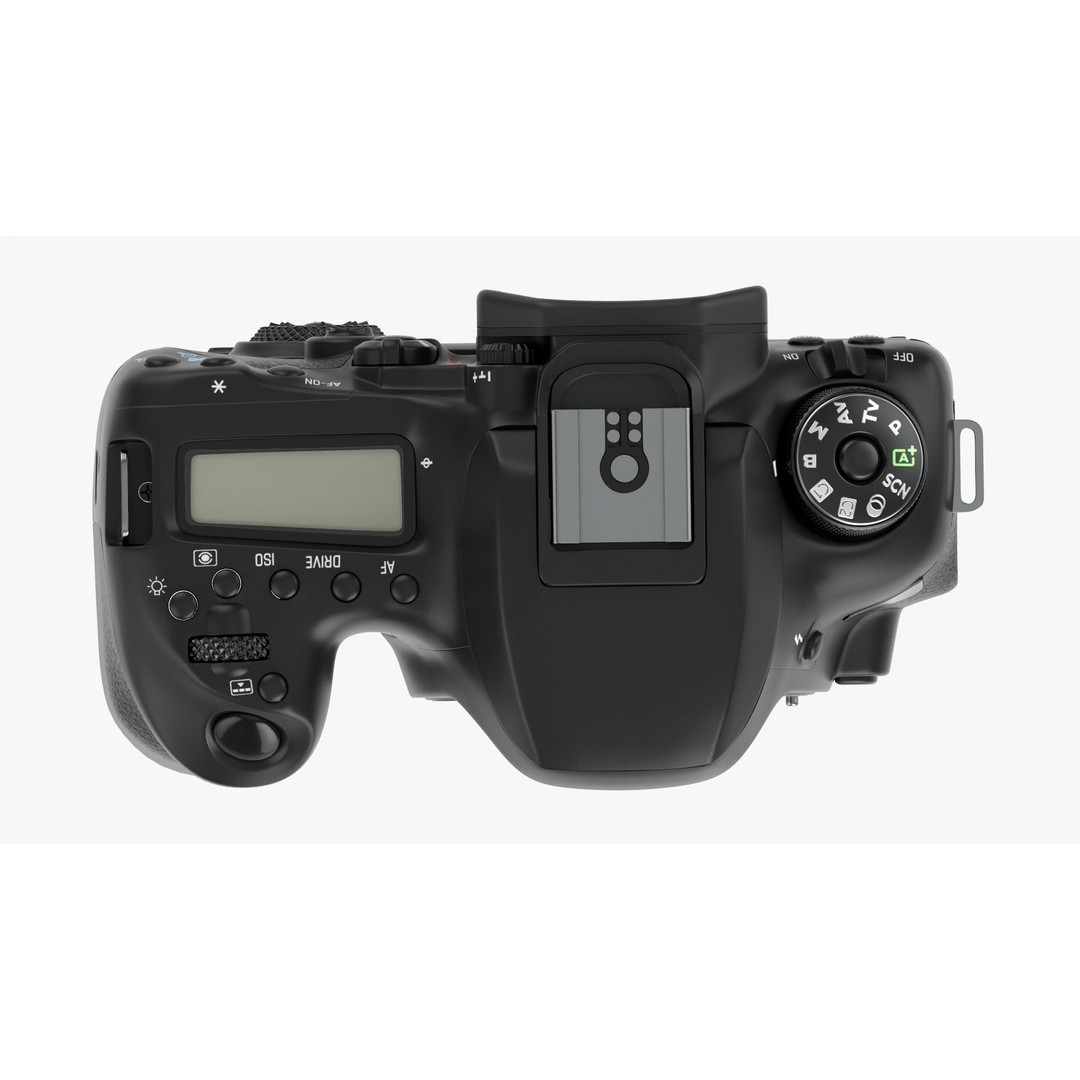 DSLR Camera Body 3D Model – High Poly PBR Textured Asset, FBX/OBJ - View 20
