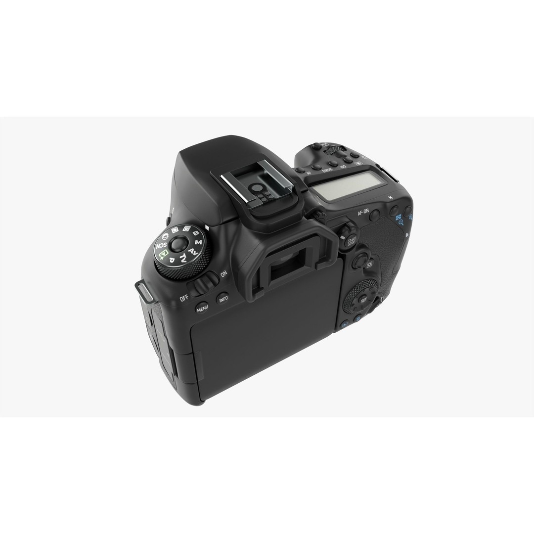 DSLR Camera Body 3D Model – High Poly PBR Textured Asset, FBX/OBJ - View 4