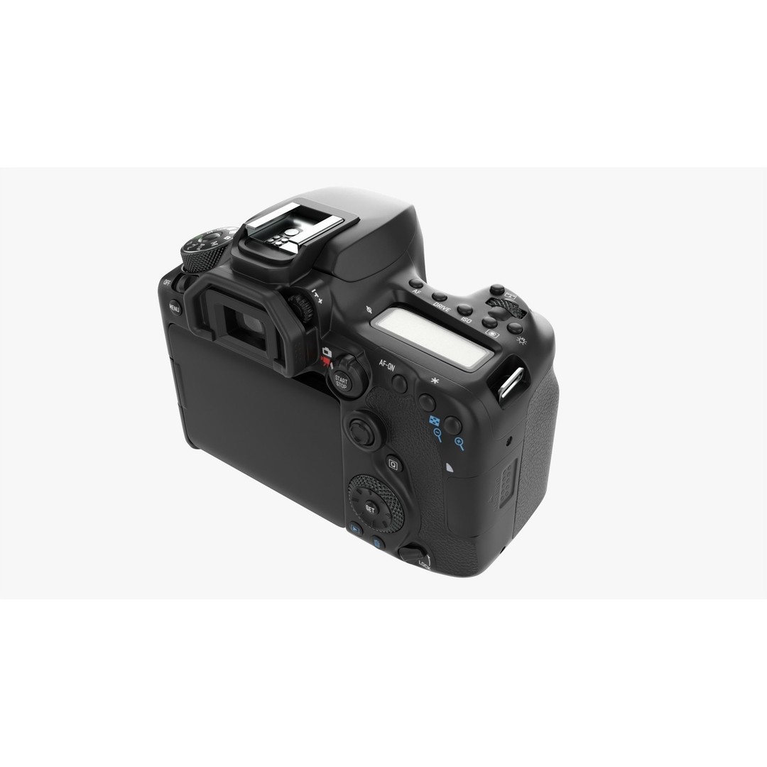 DSLR Camera Body 3D Model – High Poly PBR Textured Asset, FBX/OBJ - View 5