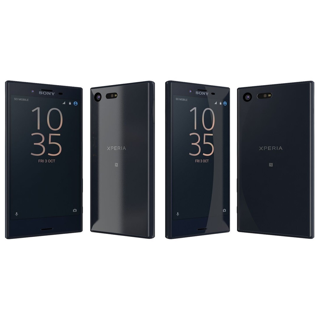 Sony Cellphones 3D Model – High Poly Collection, FBX & Max Formats - View 10
