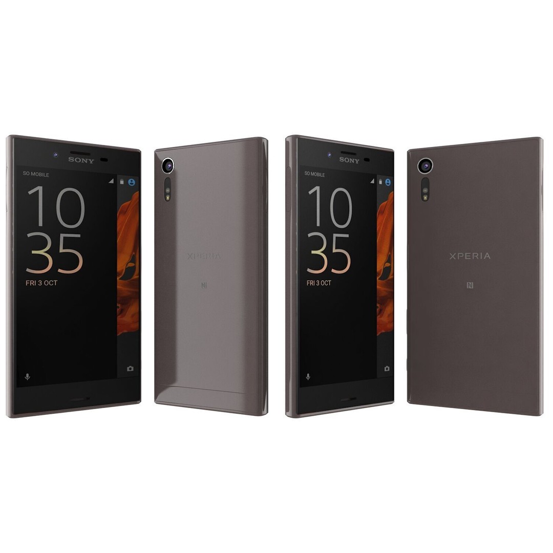 Sony Cellphones 3D Model – High Poly Collection, FBX & Max Formats - View 14