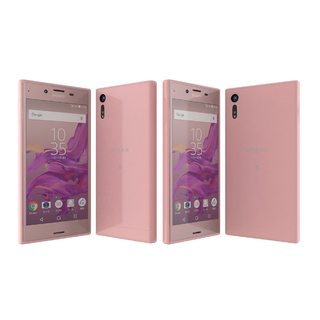 Sony Cellphones 3D Model – High Poly Collection, FBX & Max Formats - View 16