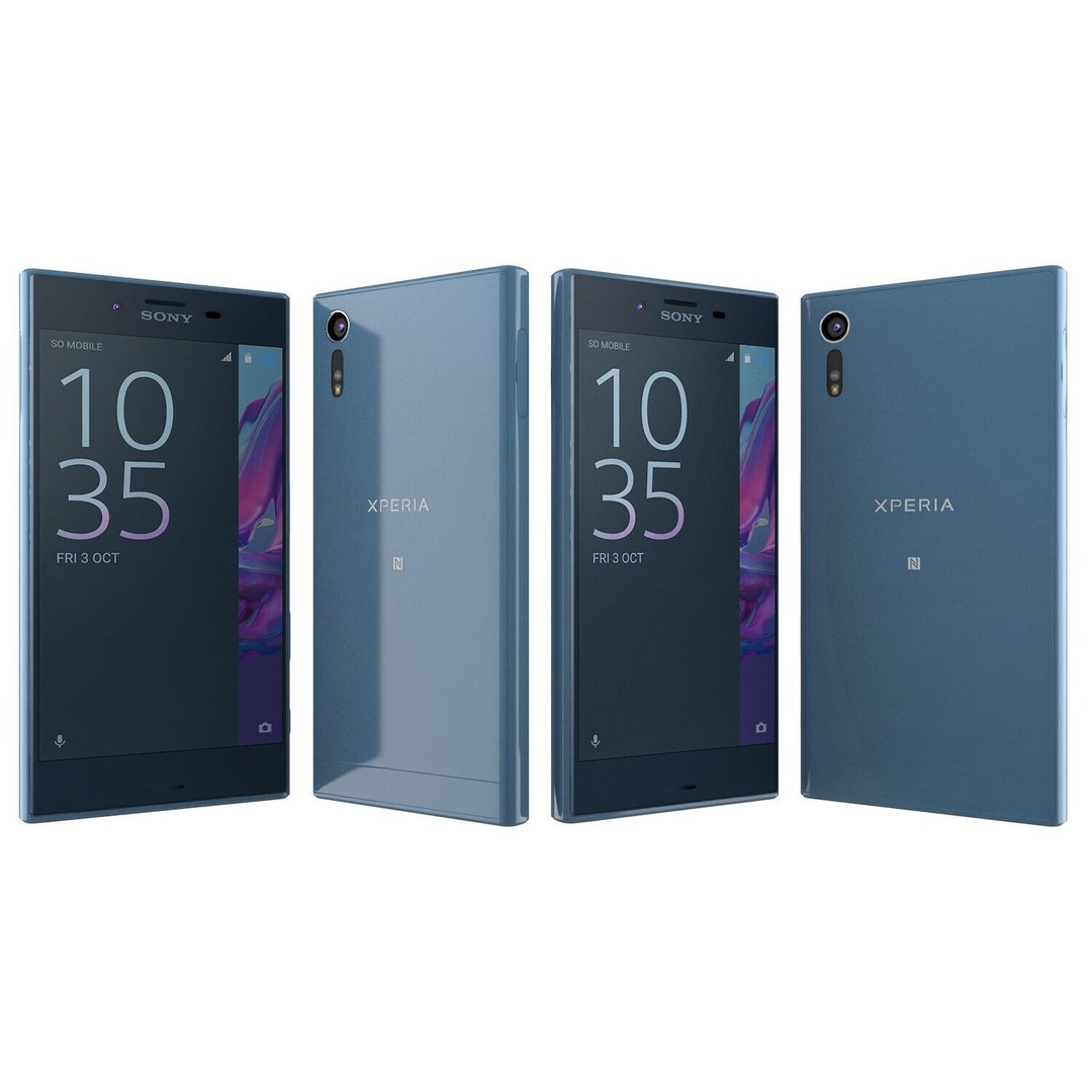 Sony Cellphones 3D Model – High Poly Collection, FBX & Max Formats - View 18