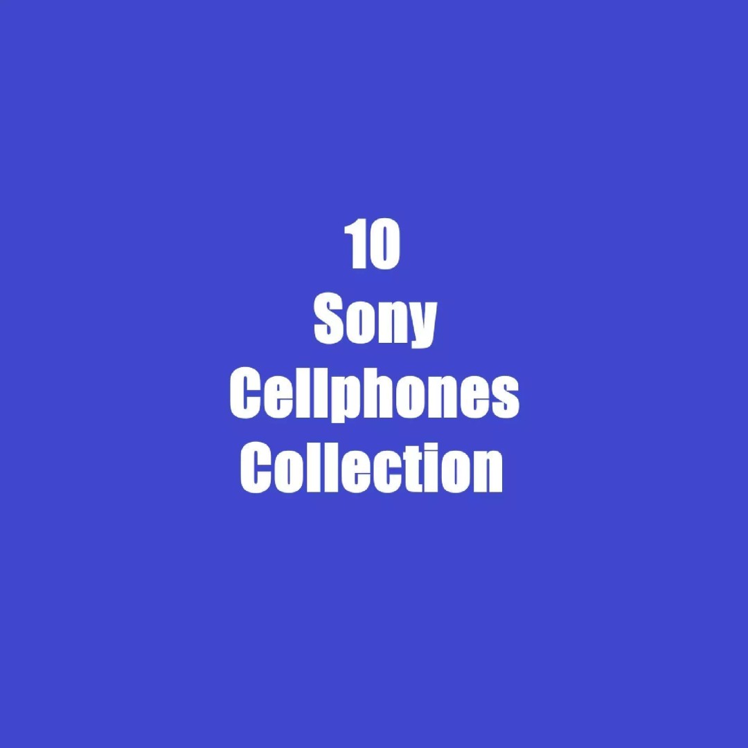 Sony Cellphones 3D Model – High Poly Collection, FBX & Max Formats - View 2